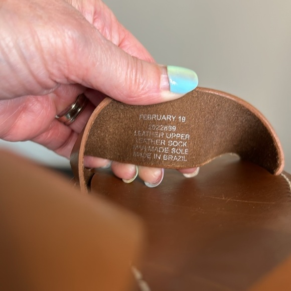 Madewell The Boardwalk Ankle Strap Sandal Leather Brown Shoe Sz 8 - Picture 10 of 11